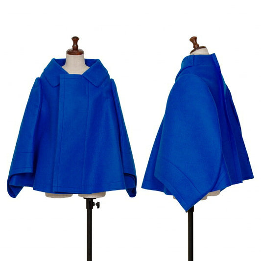 COMME des GARCONS 12AW Poly Felt 2D Jacket Blue Size XS