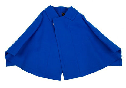 COMME des GARCONS 12AW Poly Felt 2D Jacket Blue Size XS