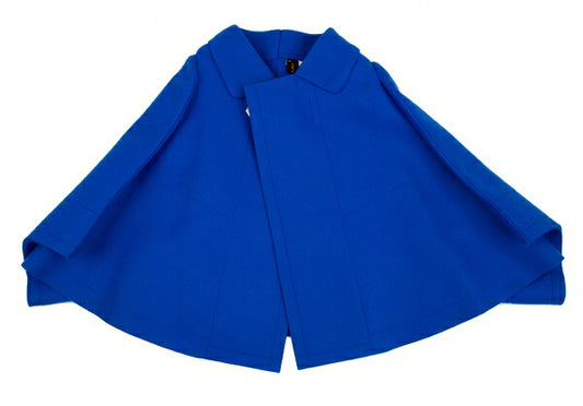 COMME des GARCONS 12AW Poly Felt 2D Jacket Blue Size XS