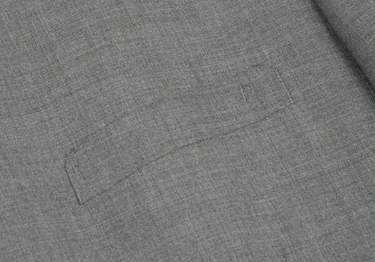 Papas Wool Notched Lapel 3-Button Jacket Gray Size 50L