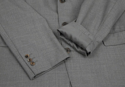 Papas Wool Notched Lapel 3-Button Jacket Gray Size 50L