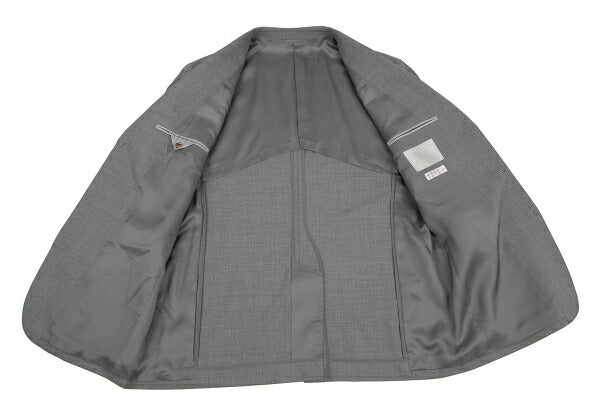 Papas Wool Notched Lapel 3-Button Jacket Gray Size 50L