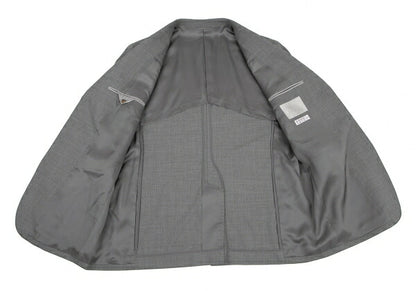 Papas Wool Notched Lapel 3-Button Jacket Gray Size 50L