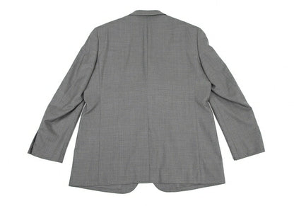Papas Wool Notched Lapel 3-Button Jacket Gray Size 50L