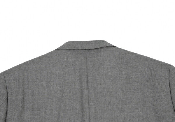 Papas Wool Notched Lapel 3-Button Jacket Gray Size 50L
