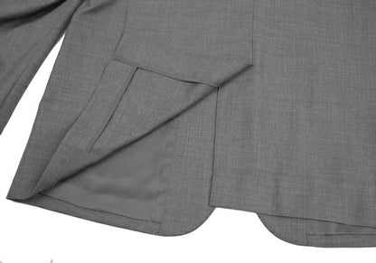 Papas Wool Notched Lapel 3-Button Jacket Gray Size 50L