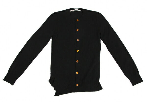 COMME des GARCONS Asymmetrical Hem Cardigan Black Size M