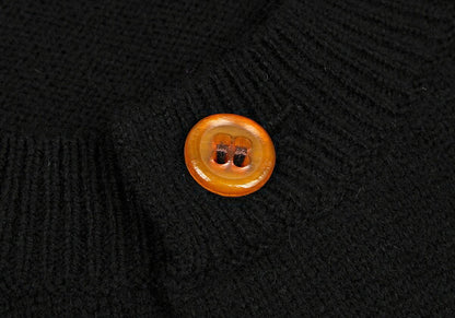 COMME des GARCONS Asymmetrical Hem Cardigan Black Size M