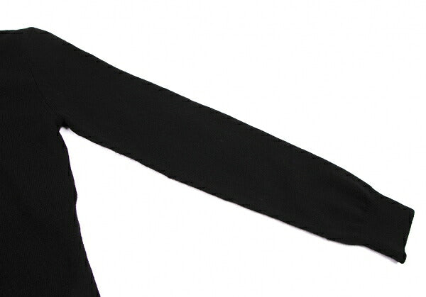 COMME des GARCONS Asymmetrical Hem Cardigan Black Size M