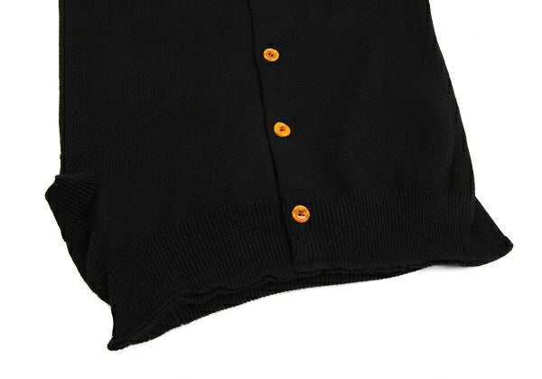 COMME des GARCONS Asymmetrical Hem Cardigan Black Size M