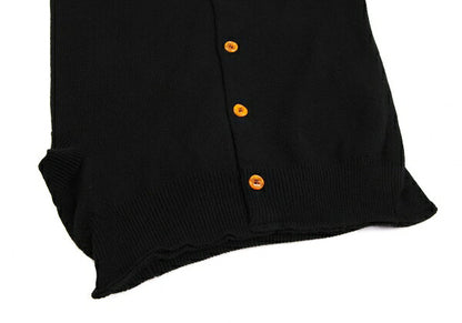 COMME des GARCONS Asymmetrical Hem Cardigan Black Size M