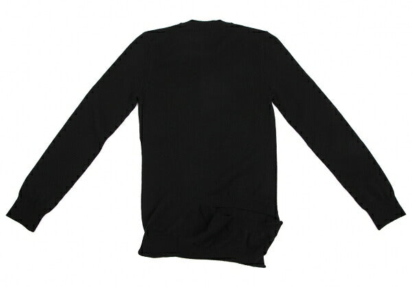 COMME des GARCONS Asymmetrical Hem Cardigan Black Size M