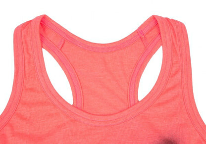 Yohji Yamamoto FEMME Spray Logo Print Tank Neon Pink Size 2