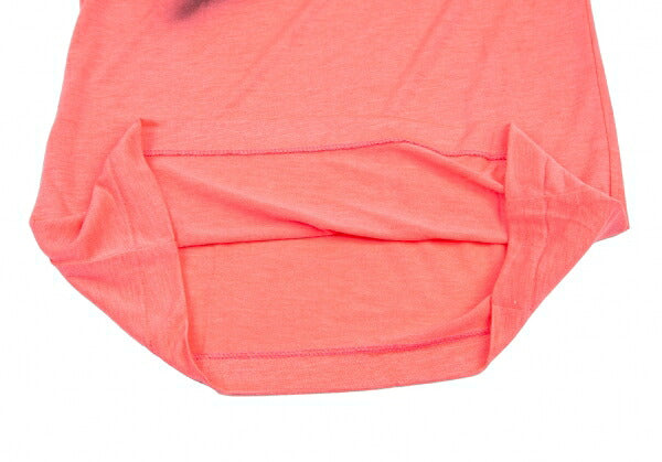 Yohji Yamamoto FEMME Spray Logo Print Tank Neon Pink Size 2