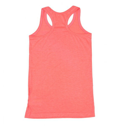 Yohji Yamamoto FEMME Spray Logo Print Tank Neon Pink Size 2