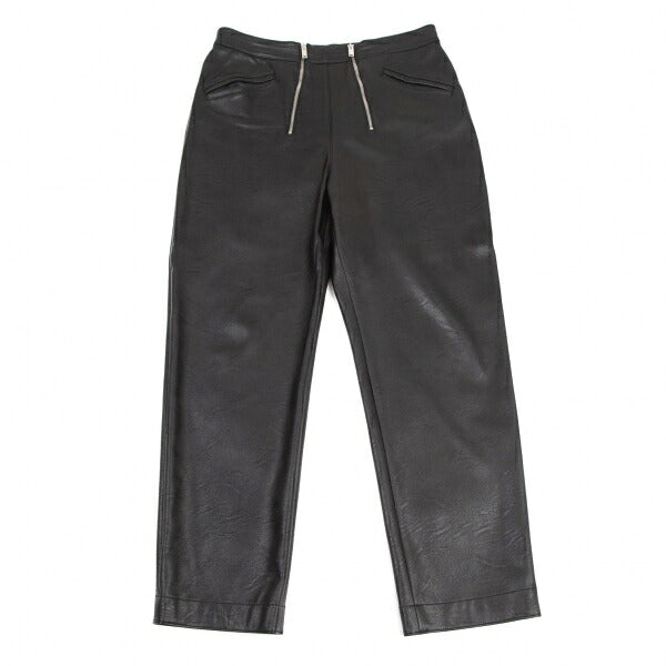 STELLA McCARTNEY Alter Nappa Leather Pants Black Size 46