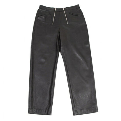 STELLA McCARTNEY Alter Nappa Leather Pants Black Size 46