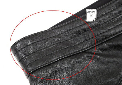 STELLA McCARTNEY Alter Nappa Leather Pants Black Size 46