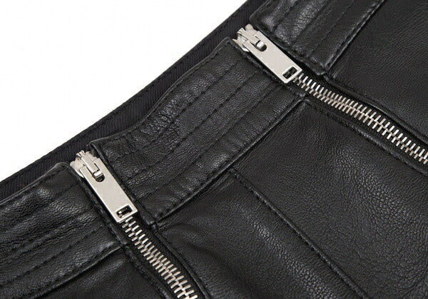 STELLA McCARTNEY Alter Nappa Leather Pants Black Size 46