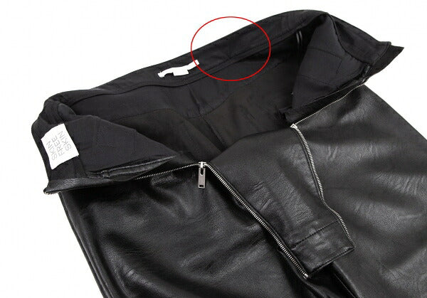 STELLA McCARTNEY Alter Nappa Leather Pants Black Size 46