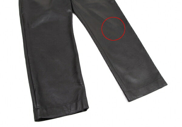 STELLA McCARTNEY Alter Nappa Leather Pants Black Size 46