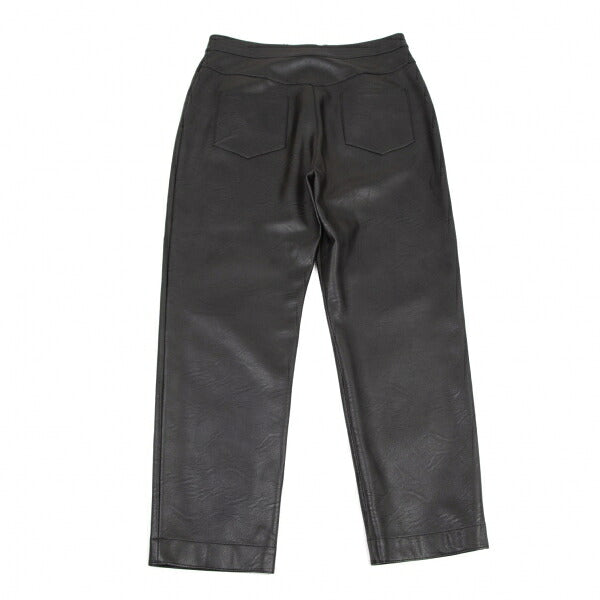 STELLA McCARTNEY Alter Nappa Leather Pants Black Size 46