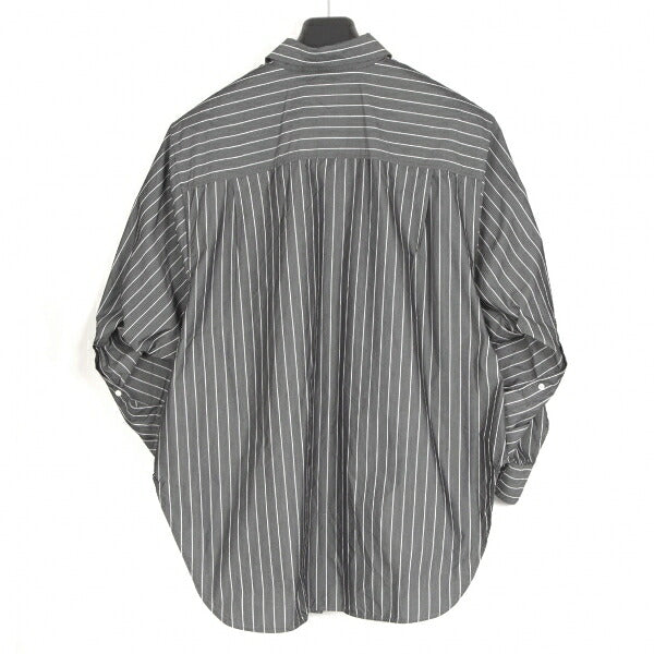 BALENCIAGA Twist Big Silhouette Button Down Gray Size 42