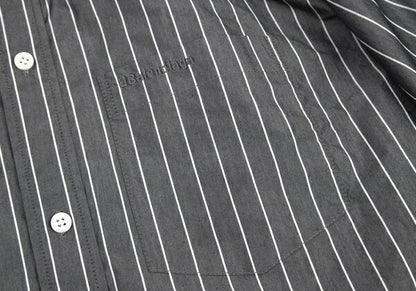 BALENCIAGA Twist Big Silhouette Button Down Gray Size 42