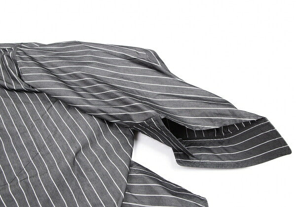 BALENCIAGA Twist Big Silhouette Button Down Gray Size 42