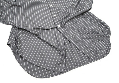 BALENCIAGA Twist Big Silhouette Button Down Gray Size 42