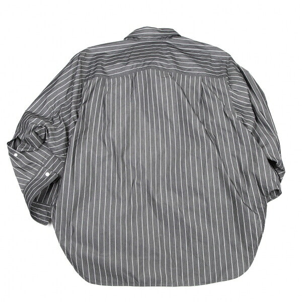 BALENCIAGA Twist Big Silhouette Button Down Gray Size 42