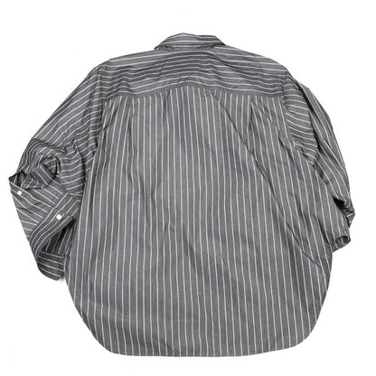 BALENCIAGA Twist Big Silhouette Button Down Gray Size 42