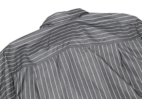 BALENCIAGA Twist Big Silhouette Button Down Gray Size 42