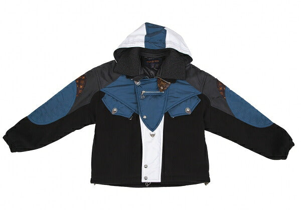 Louis Vuitton Monogram Oversized Ski Black Blue Jacket Size 38