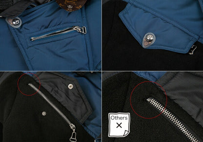 Louis Vuitton Monogram Oversized Ski Black Blue Jacket Size 38