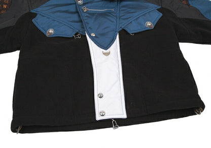 Louis Vuitton Monogram Oversized Ski Black Blue Jacket Size 38