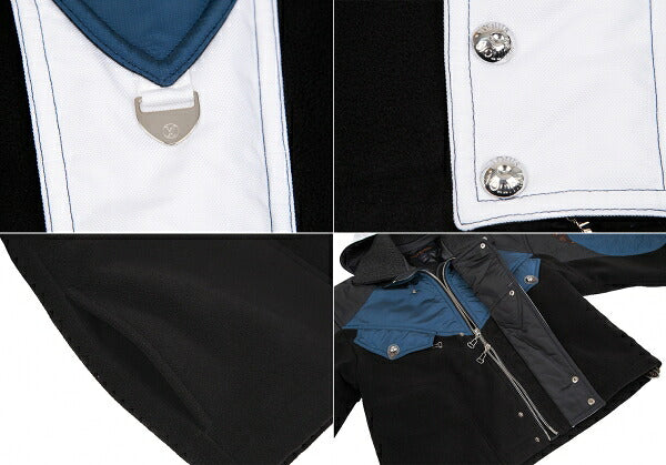 Louis Vuitton Monogram Oversized Ski Black Blue Jacket Size 38