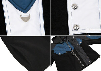 Louis Vuitton Monogram Oversized Ski Black Blue Jacket Size 38
