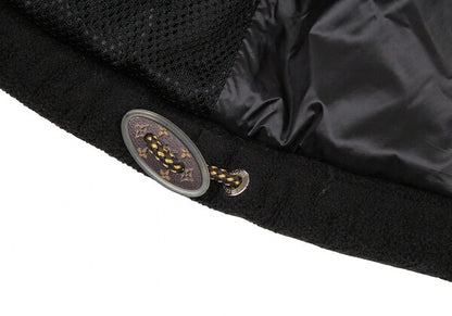 Louis Vuitton Monogram Oversized Ski Black Blue Jacket Size 38