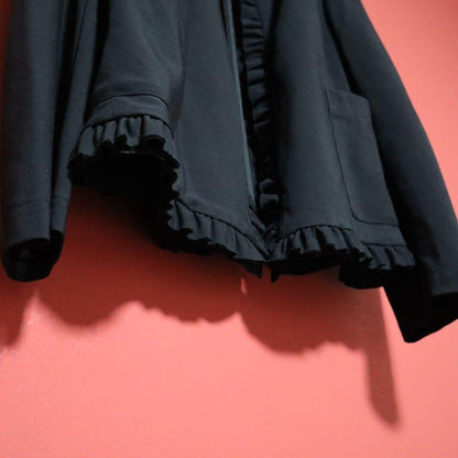 tricot COMME des GARCONS 00s Frill Wool Jacket Size M