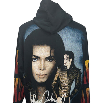 MICHAEL JACKSON 90s Dangerous Era Zip Hoodie Size L