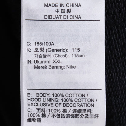 NIKE x TRAVIS SCOTT x FRAGMENT Air Hoodie Black Size 2XL