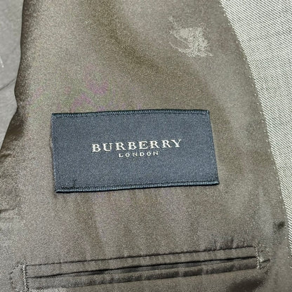 BURBERRY LONDON 00s Gray Wool/Silk Tailored Jacket