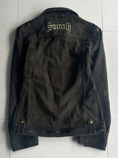 Spinash Zip Gimmick Denim Jacket Size M