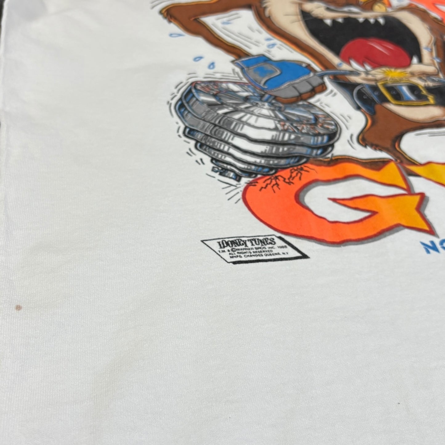 LOONEY TUNES TAZ'S GYM Vintage Size XL