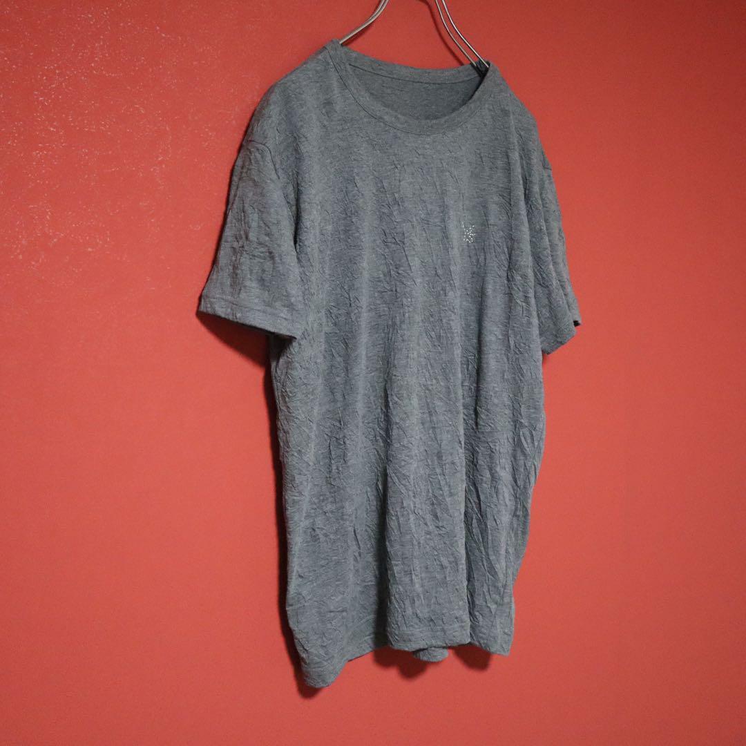 Yohji Yamamoto Y's Wrinkled Logo Embroidered T-Shirt Size 4