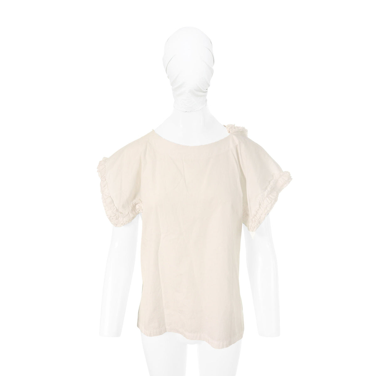 COMME des GARCONS 2014 S/S White Cotton Dress Size S