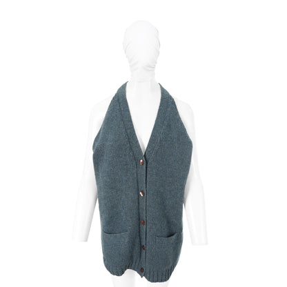 Maison Martin Margiela 97AW Wool Vest Blue Size M
