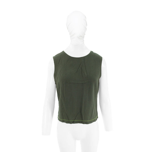 Maison Martin Margiela 1999 A/W Rayon Dress Green Size 40