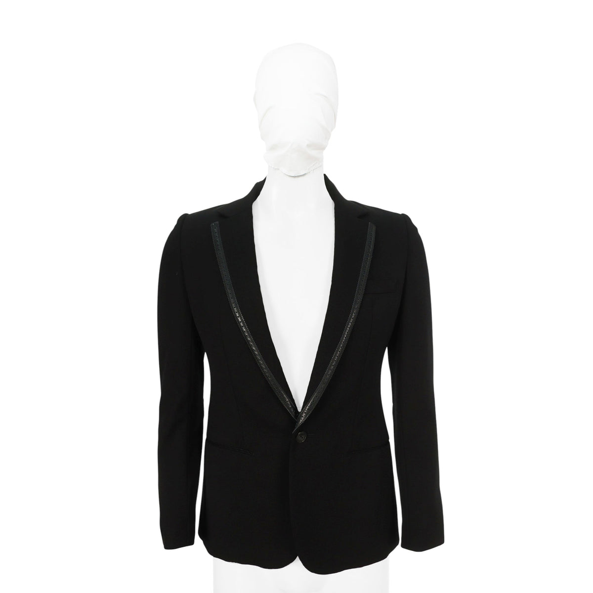 NUMBER (N)INE 2006 A/W Black Wool Suede Jacket Size 1